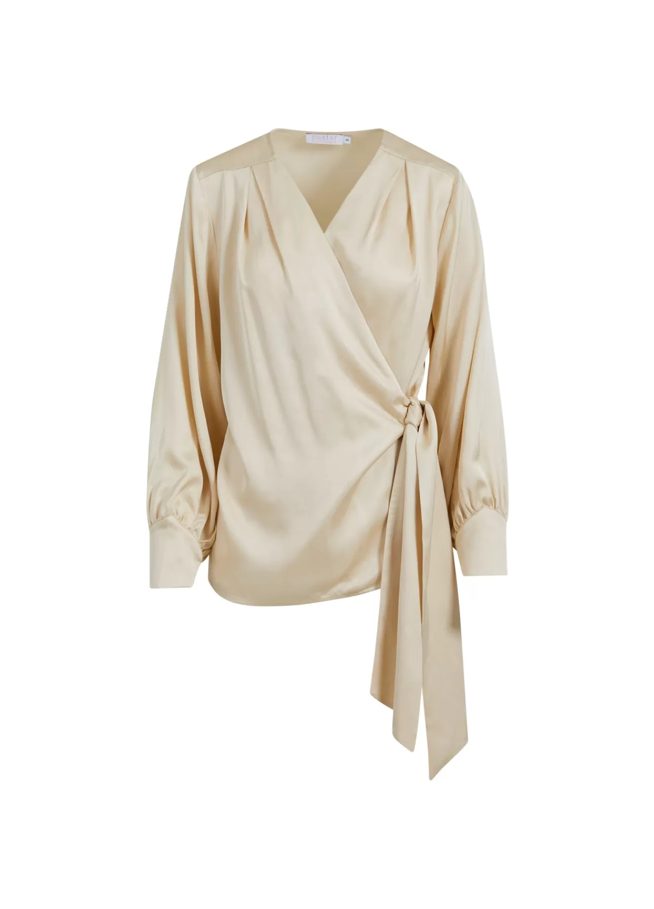 Fashion Bluse M. Sla-Om Effekt Kvinde Skjorter Og Bluser
