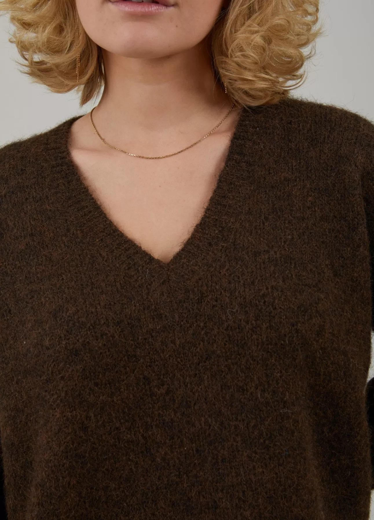 Flash Sale Cc Heart Amelia Alpaca V-Hals Kvinde Strik