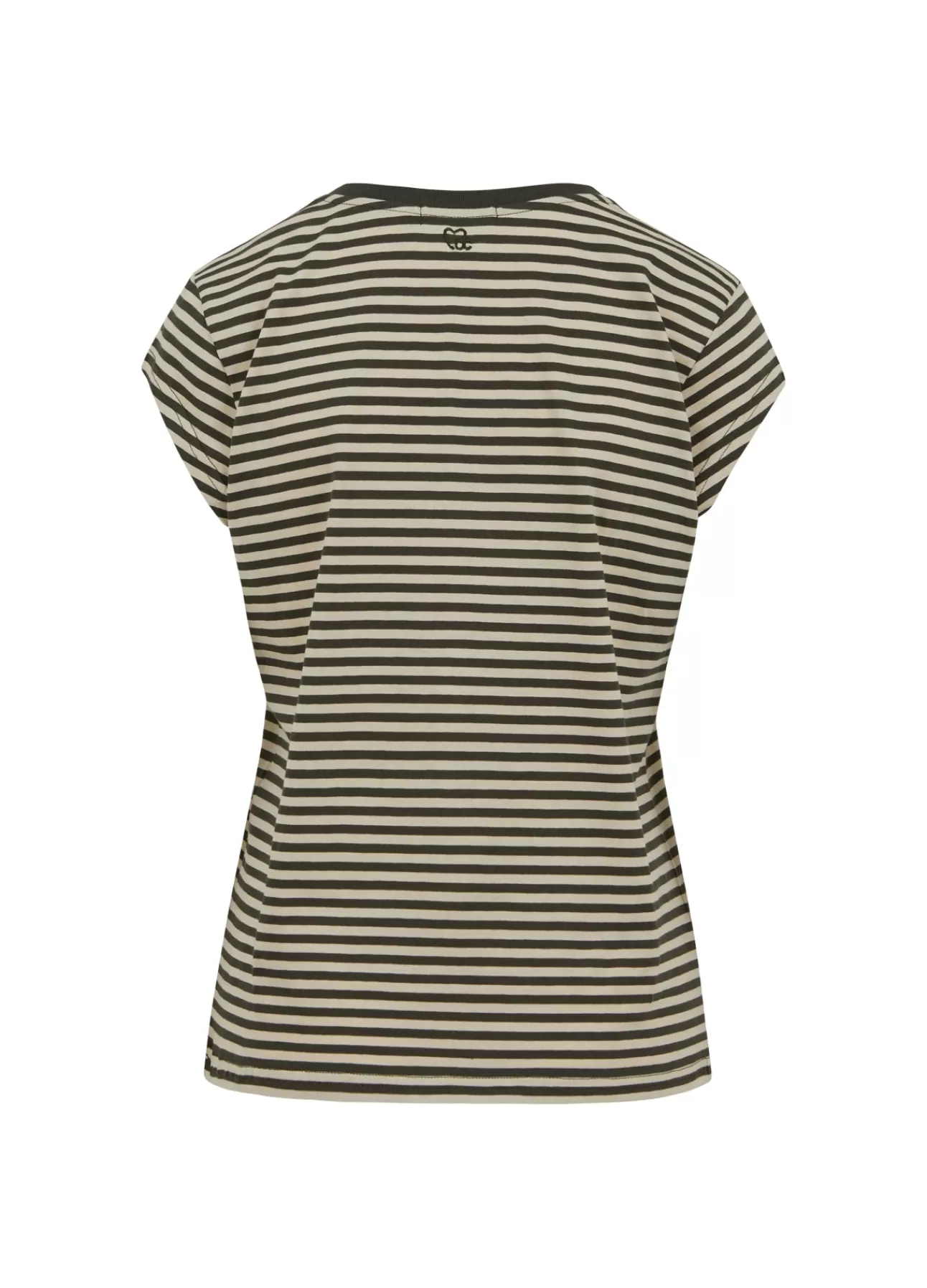 Cheap Cc Heart Basis Stribet V-Hals T-Shirt Kvinde T-Shirts