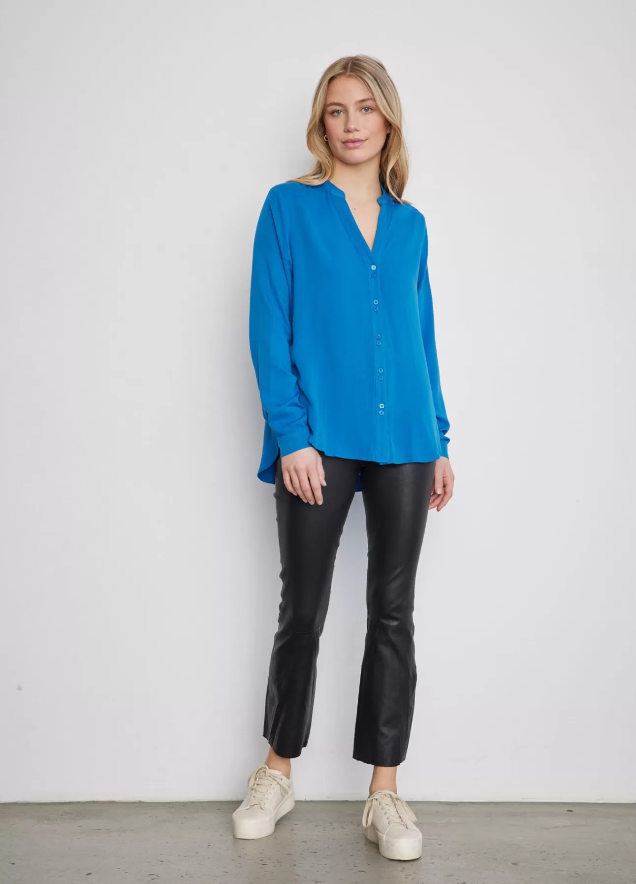 Outlet Cc Heart Cropped Læderleggings Kvinde Læder