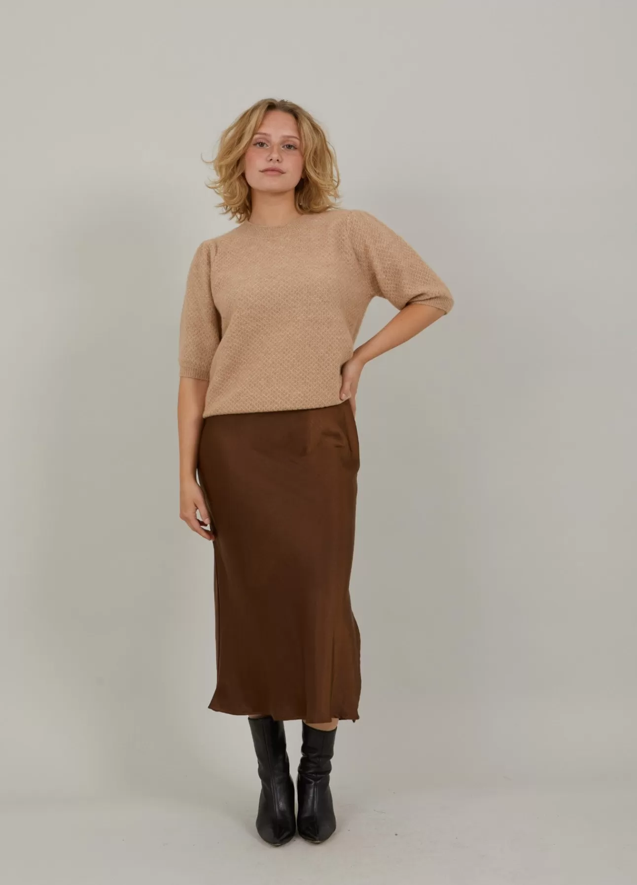 New Cc Heart Elsa Alpaca Top Kvinde Strik