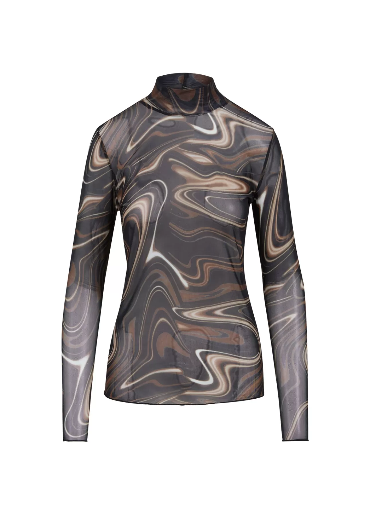 Cheap Cc Heart Gennemsigtig Top Kvinde Skjorter Og Bluser