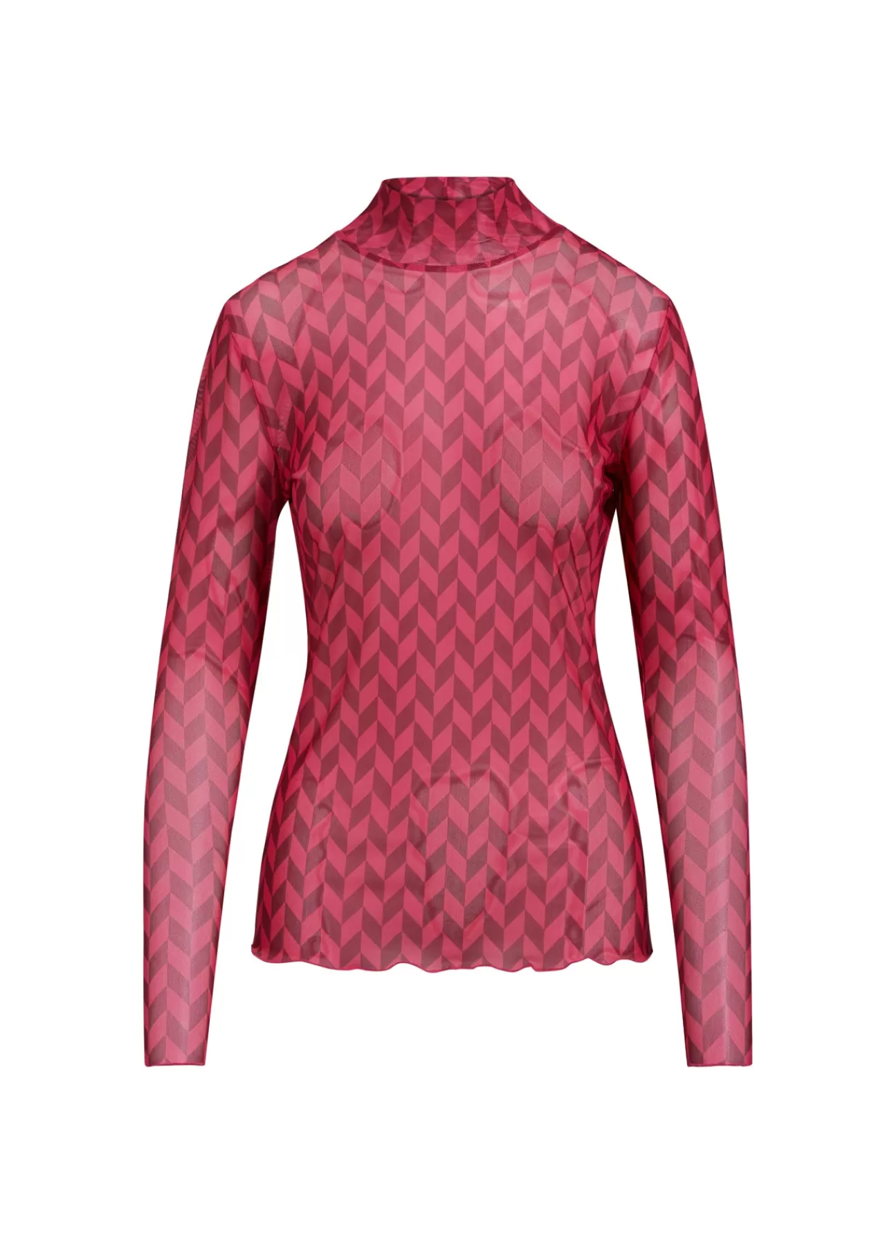 Store Cc Heart Gennemsigtig Top Kvinde Skjorter Og Bluser