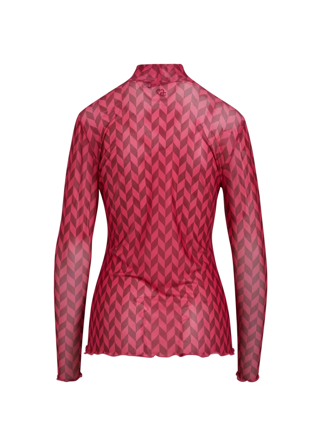 Store Cc Heart Gennemsigtig Top Kvinde Skjorter Og Bluser