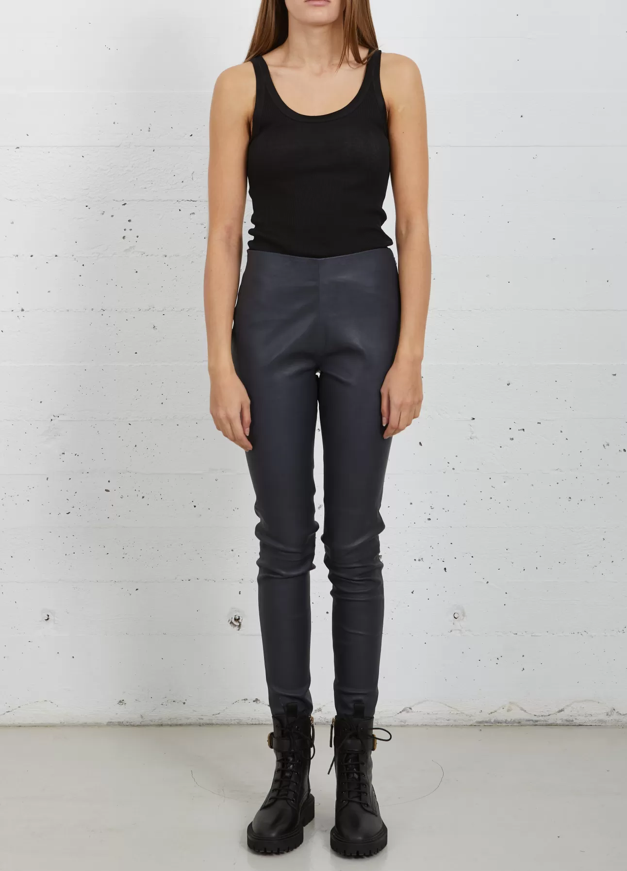 Clearance Cc Heart Læderleggings Kvinde Læder