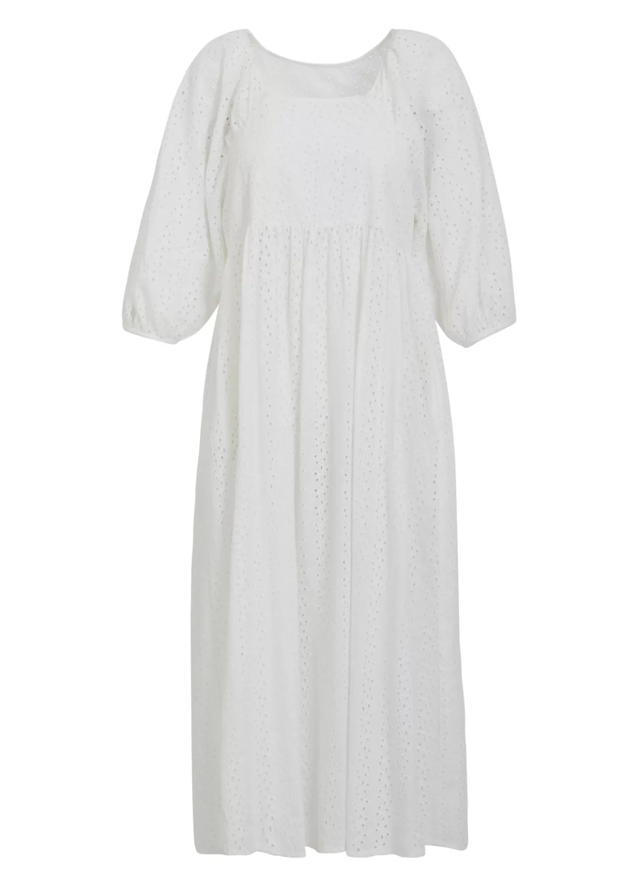 Clearance Cc Heart Nora Kjole M. Broderie Anglaise Kvinde Kjoler