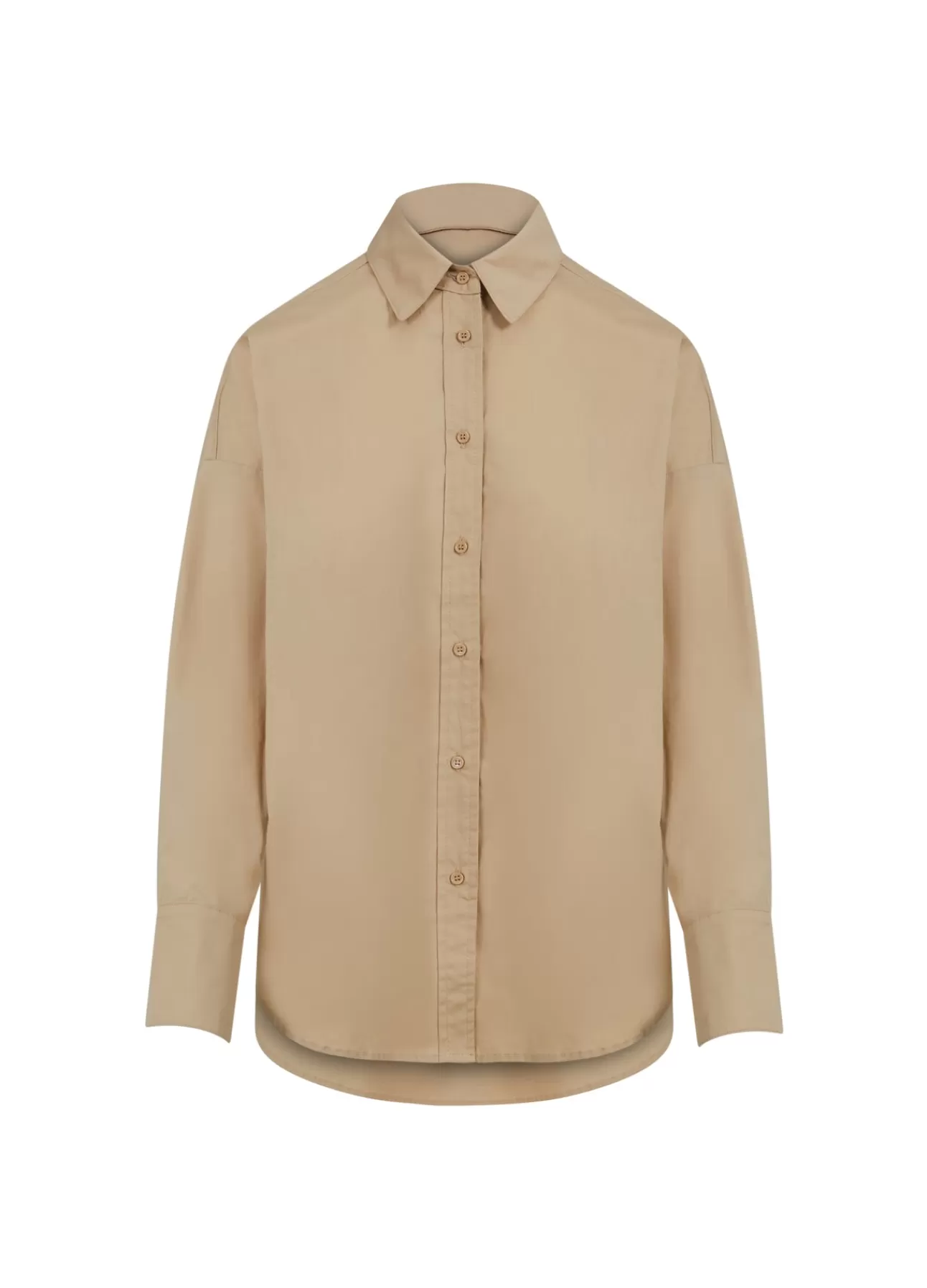 Cheap Cc Heart Oversized Bomuldsskjorte Kvinde Skjorter Og Bluser
