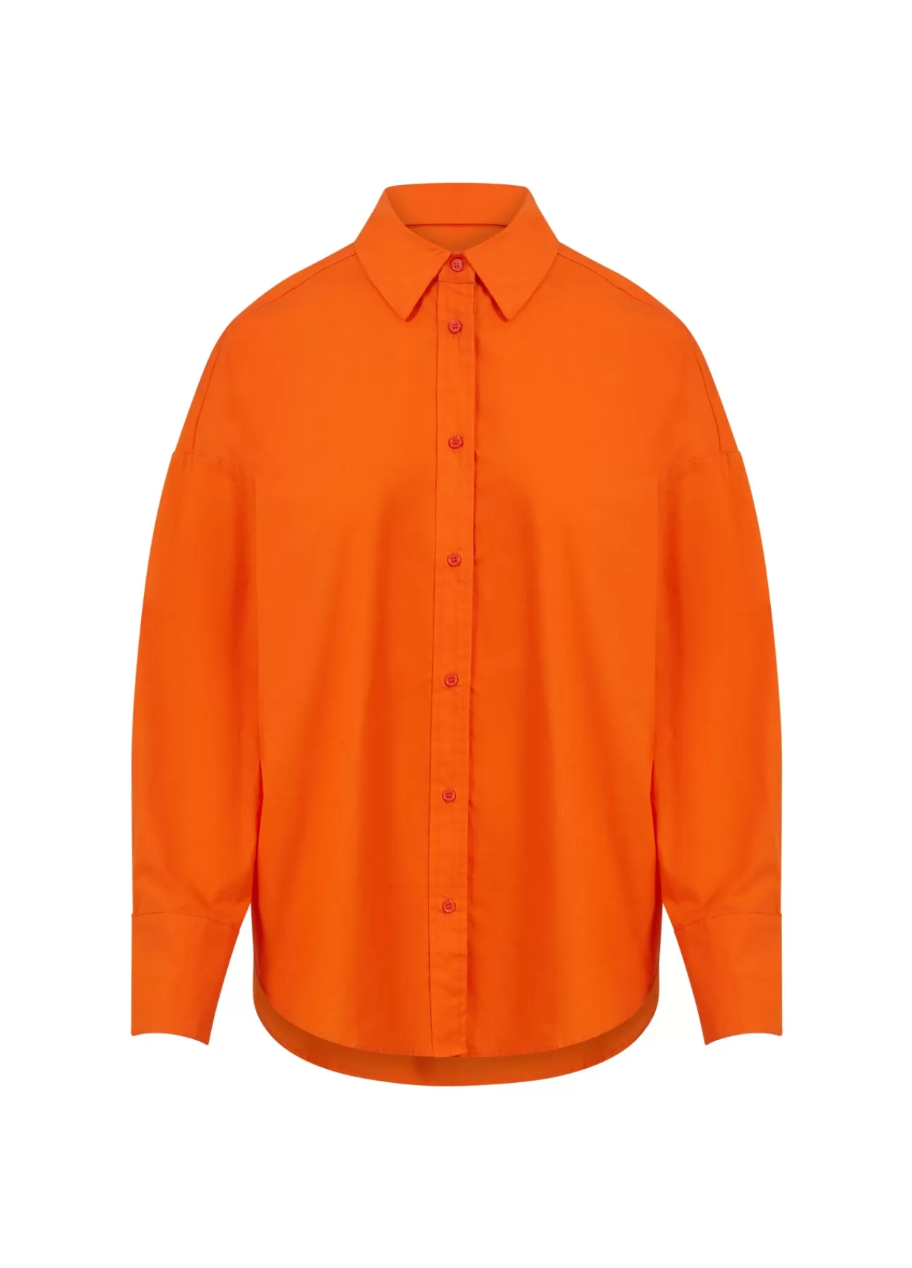 Store Cc Heart Oversized Bomuldsskjorte Kvinde Skjorter Og Bluser