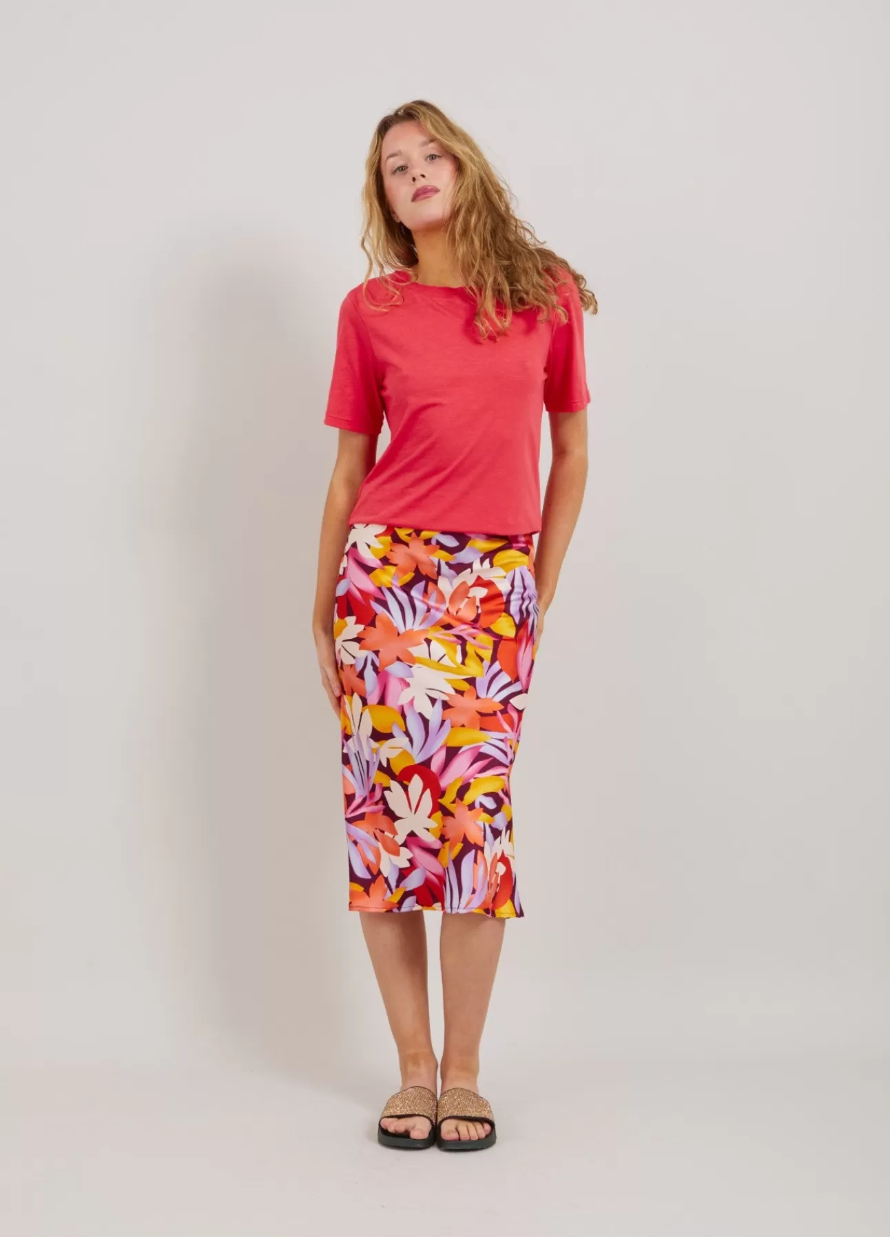 Discount Cc Heart Skyler Satin Nederdel Kvinde Nederdele