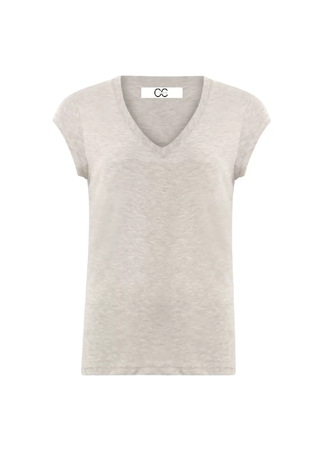 Best Cc Heart T-Shirt Med V-Hals Kvinde T-Shirts