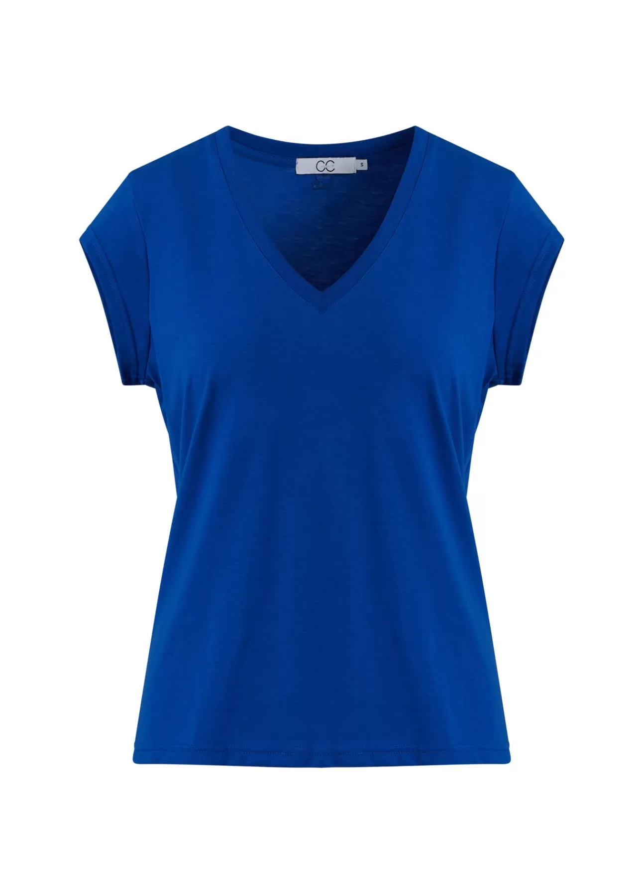 Online Cc Heart T-Shirt Med V-Hals Kvinde T-Shirts