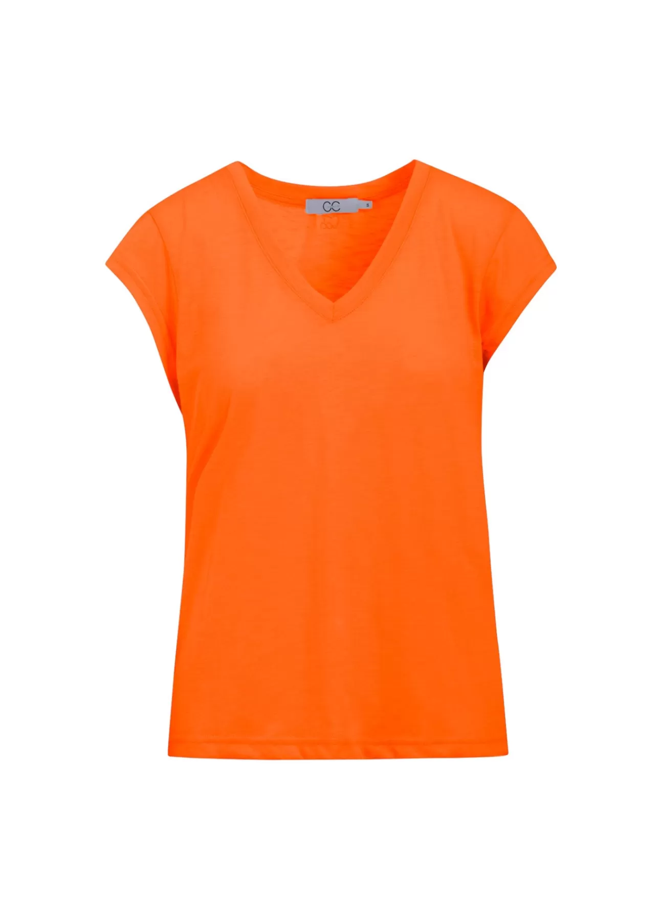 Clearance Cc Heart T-Shirt Med V-Hals Kvinde T-Shirts