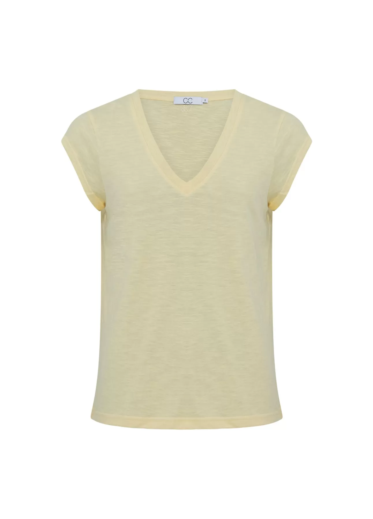 Flash Sale Cc Heart T-Shirt Med V-Hals Kvinde T-Shirts