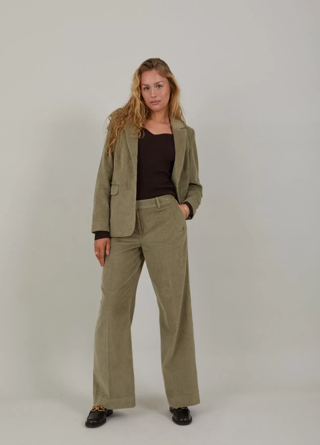 Best Sale Corduroy Blazer Kvinde Blazers