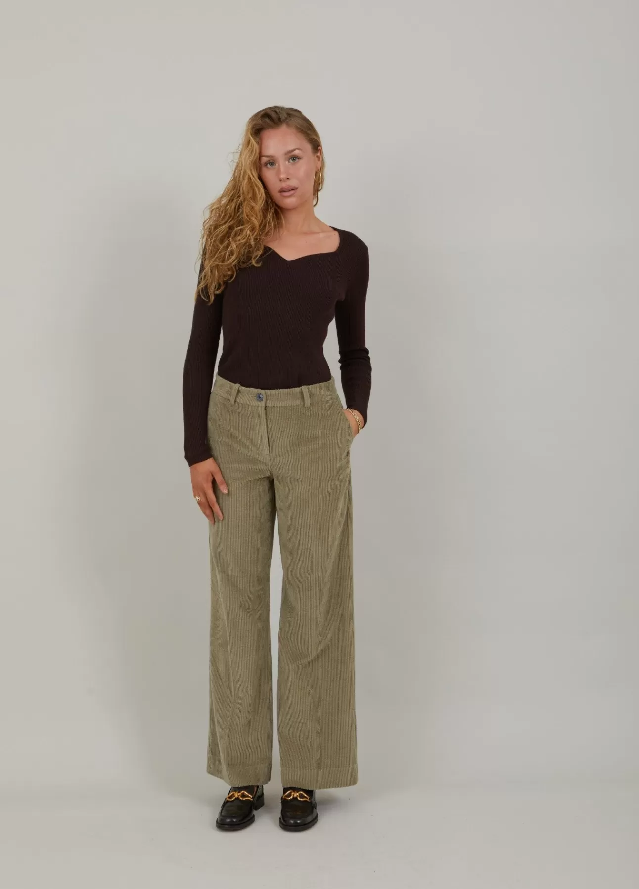 Discount Corduroy Petra Bukser Kvinde Bukser
