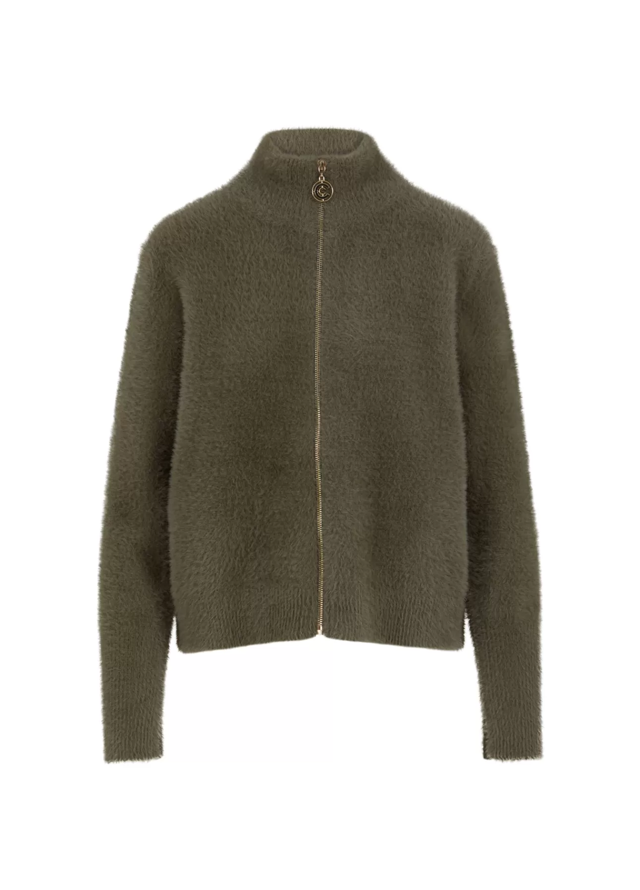 Sale Fluffy Strik Cardigan Kvinde Strik