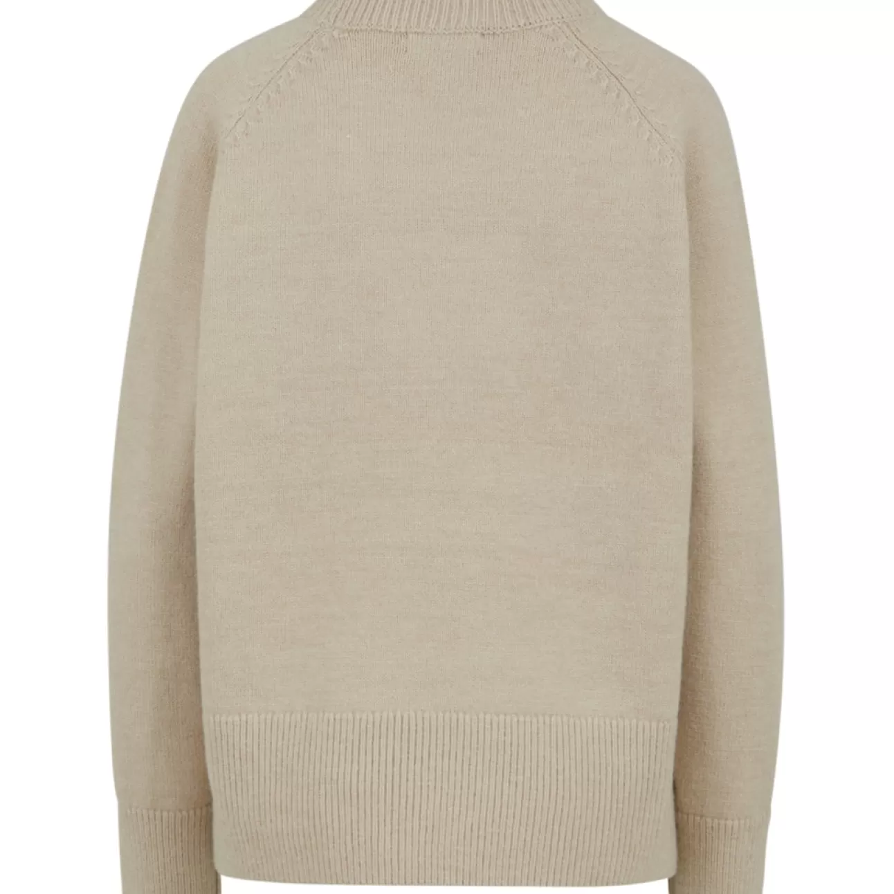 Hot Hojhalset Sweater Kvinde Strik