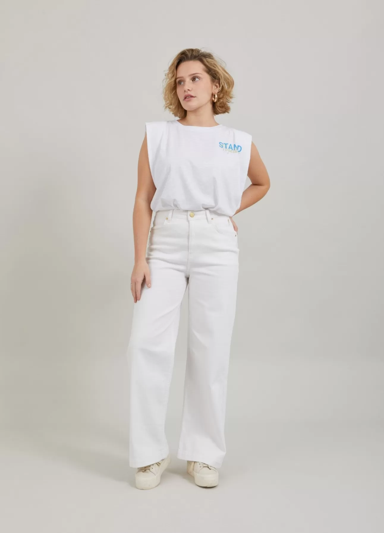 Shop Hojtaljede Jeans Kvinde Bukser