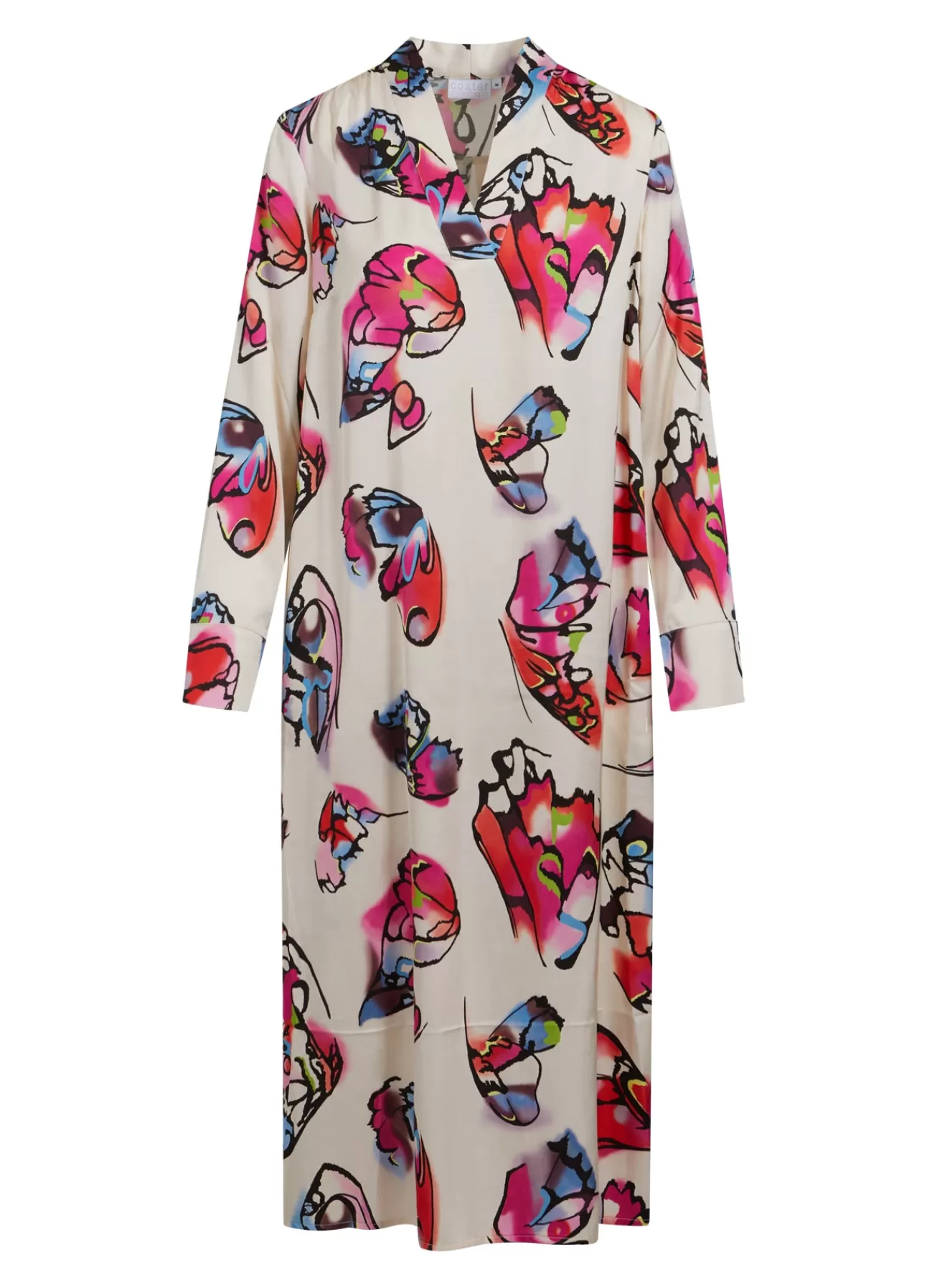 Cheap Kjole M. Butterfly Print Kvinde Kjoler