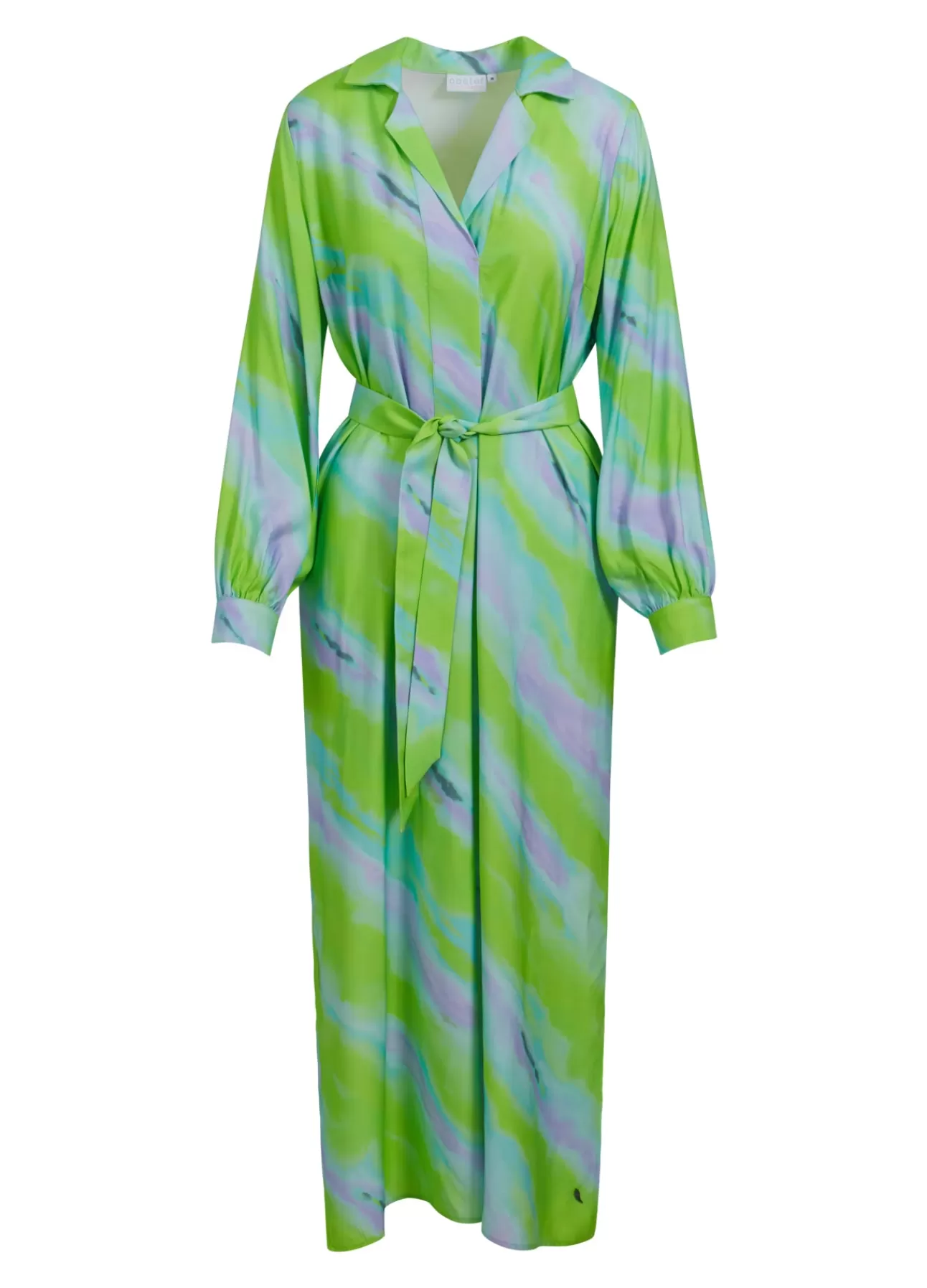 Cheap Lang Kjole M. Faded Stripe Print Kvinde Kjoler