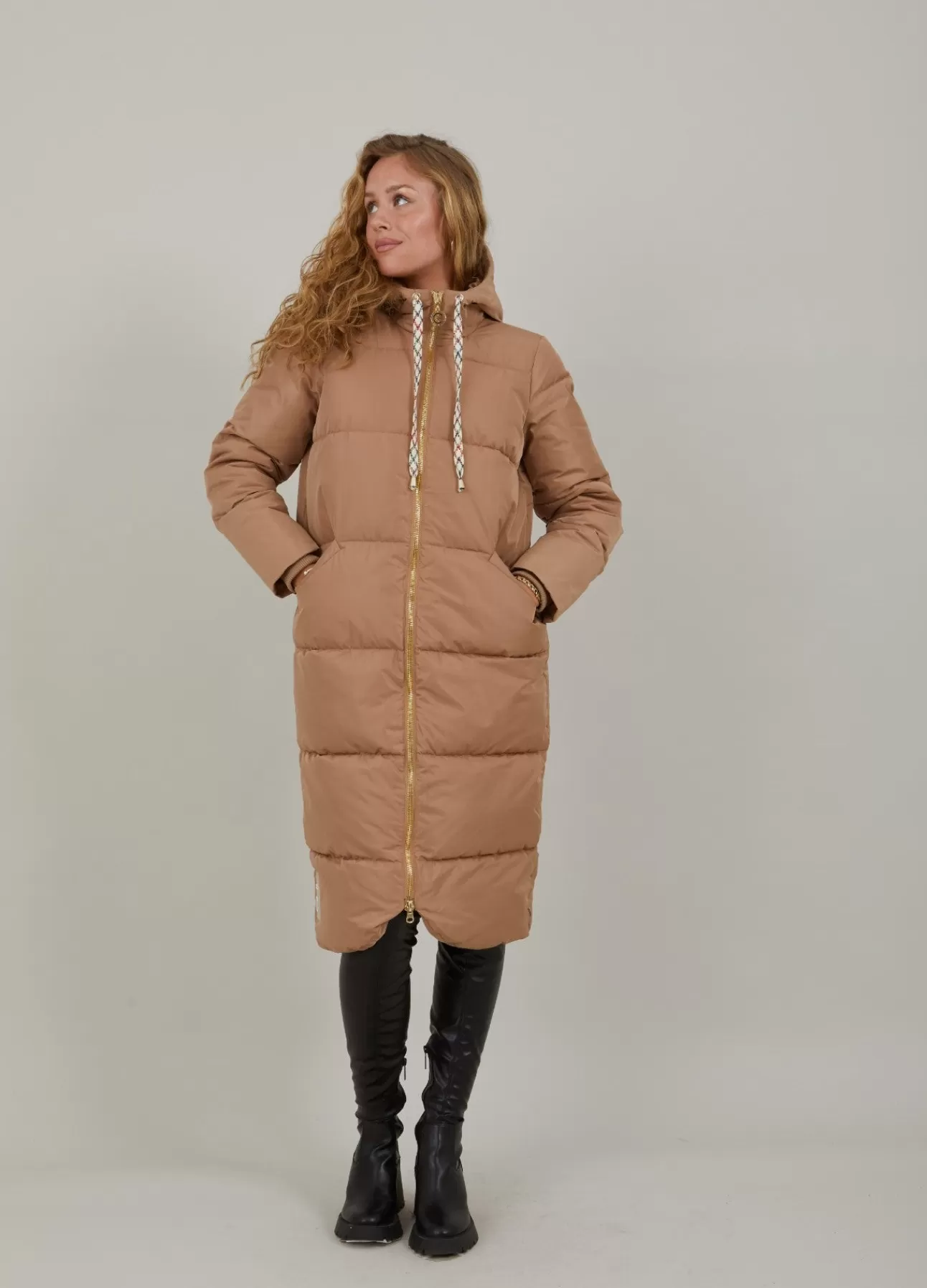 Fashion Lang Puffer Jakke Kvinde Jakker Og Frakker