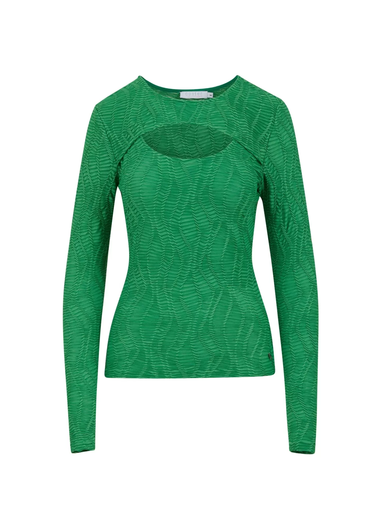 Online Langaermet T-Shirt M. Struktur Kvinde Skjorter Og Bluser