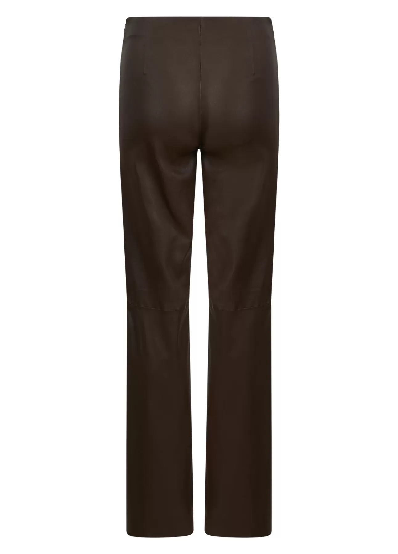 Best Sale Lange Læderleggings Med Brede Ben Kvinde Læder