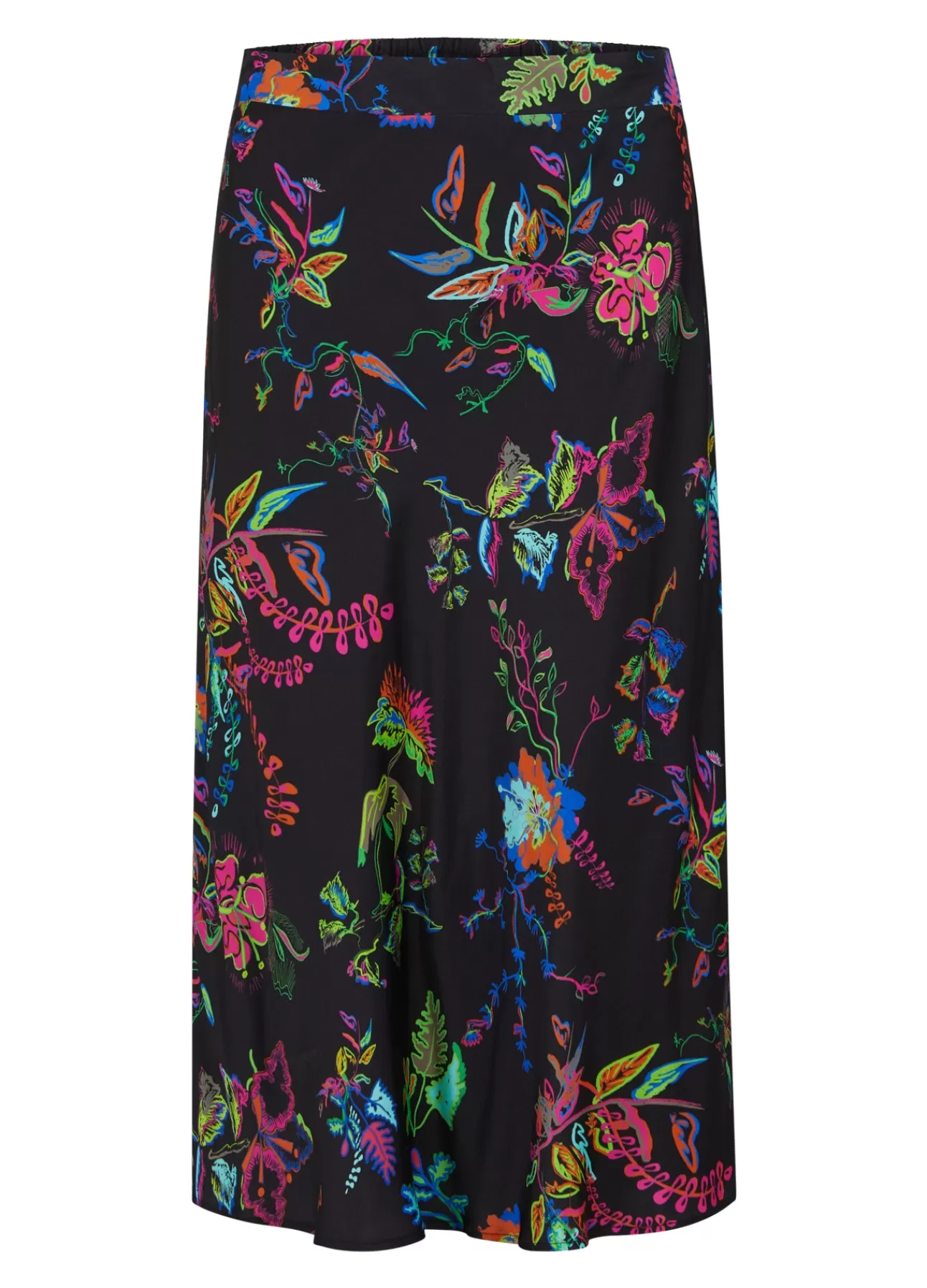 Clearance Nederdel I Glowing Print Kvinde Nederdele