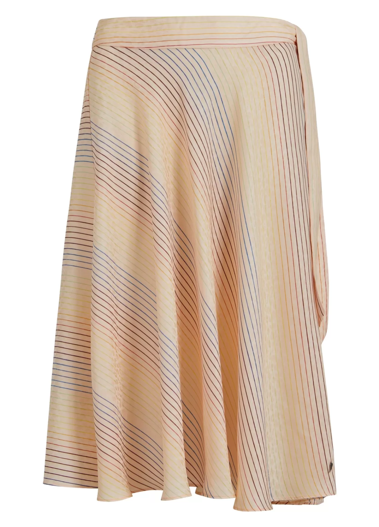 Cheap Nederdel M. Stribet Regnbue Print Kvinde Nederdele