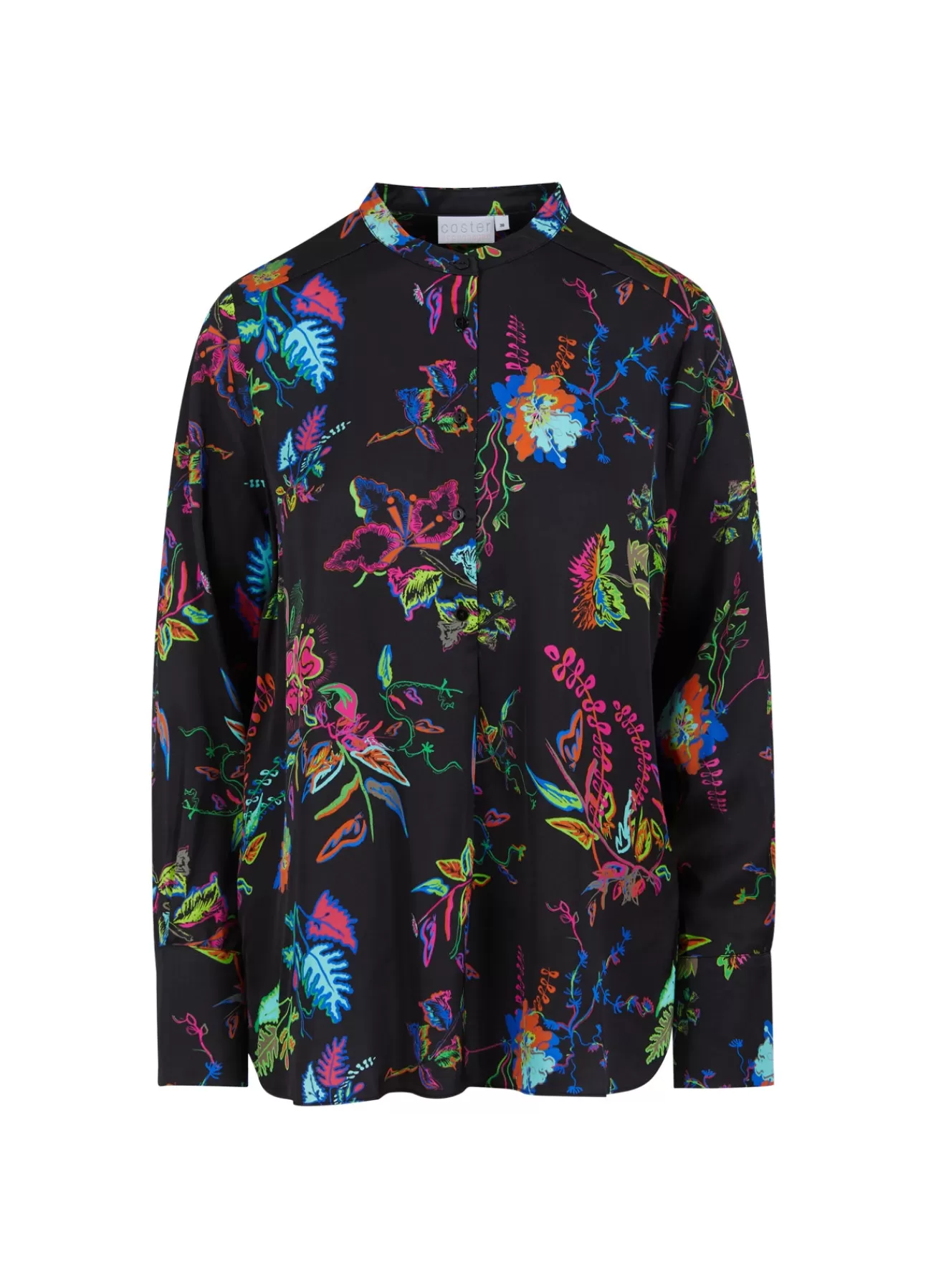 Store Skjorte I Glow Print Kvinde Skjorter Og Bluser