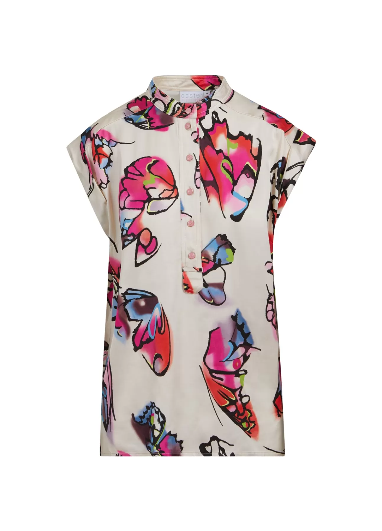 Shop Skjorte M. Butterfly Print Kvinde Toppe