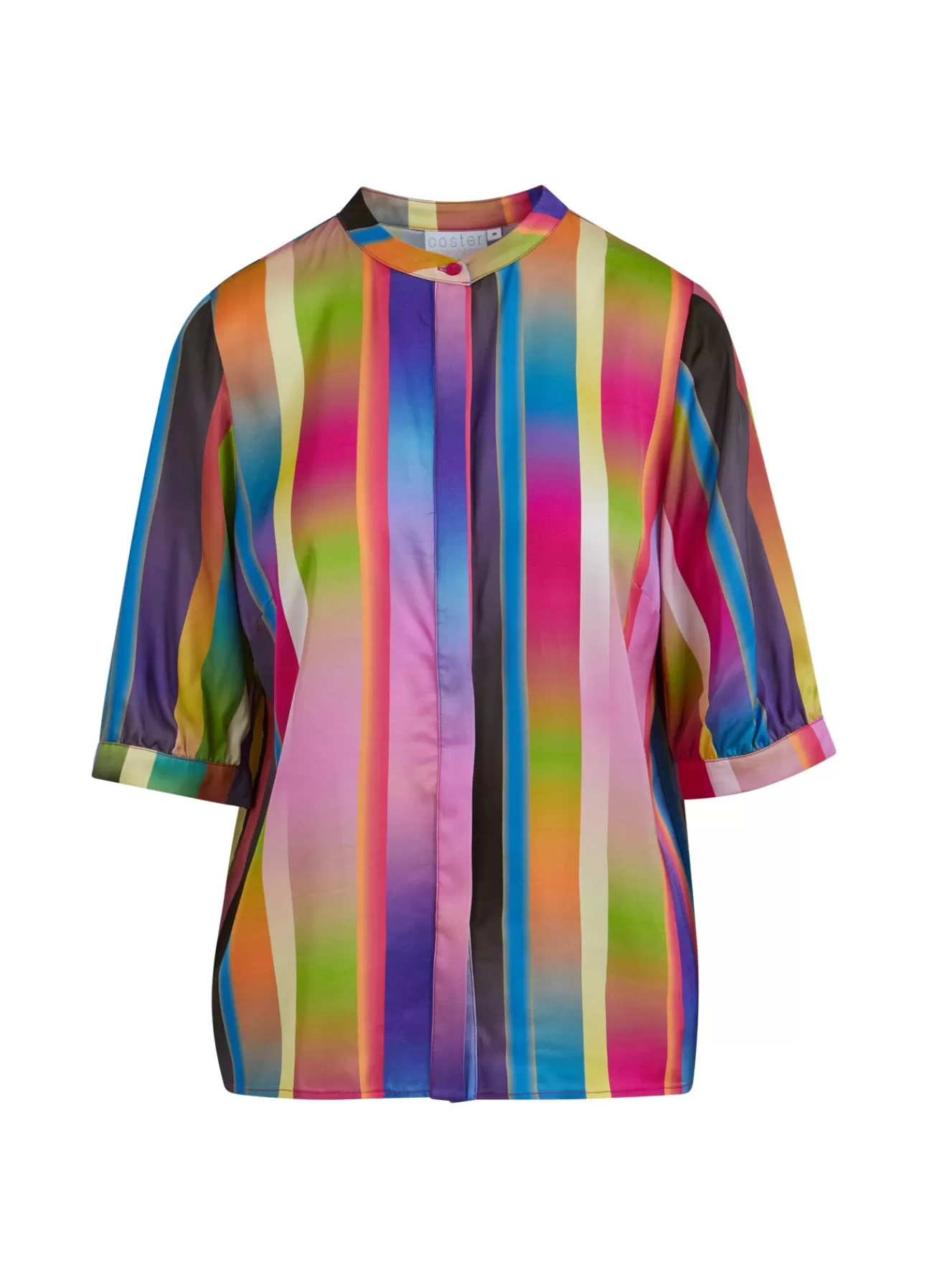 Fashion Skjorte M. Faded Stripe Print Kvinde Skjorter Og Bluser