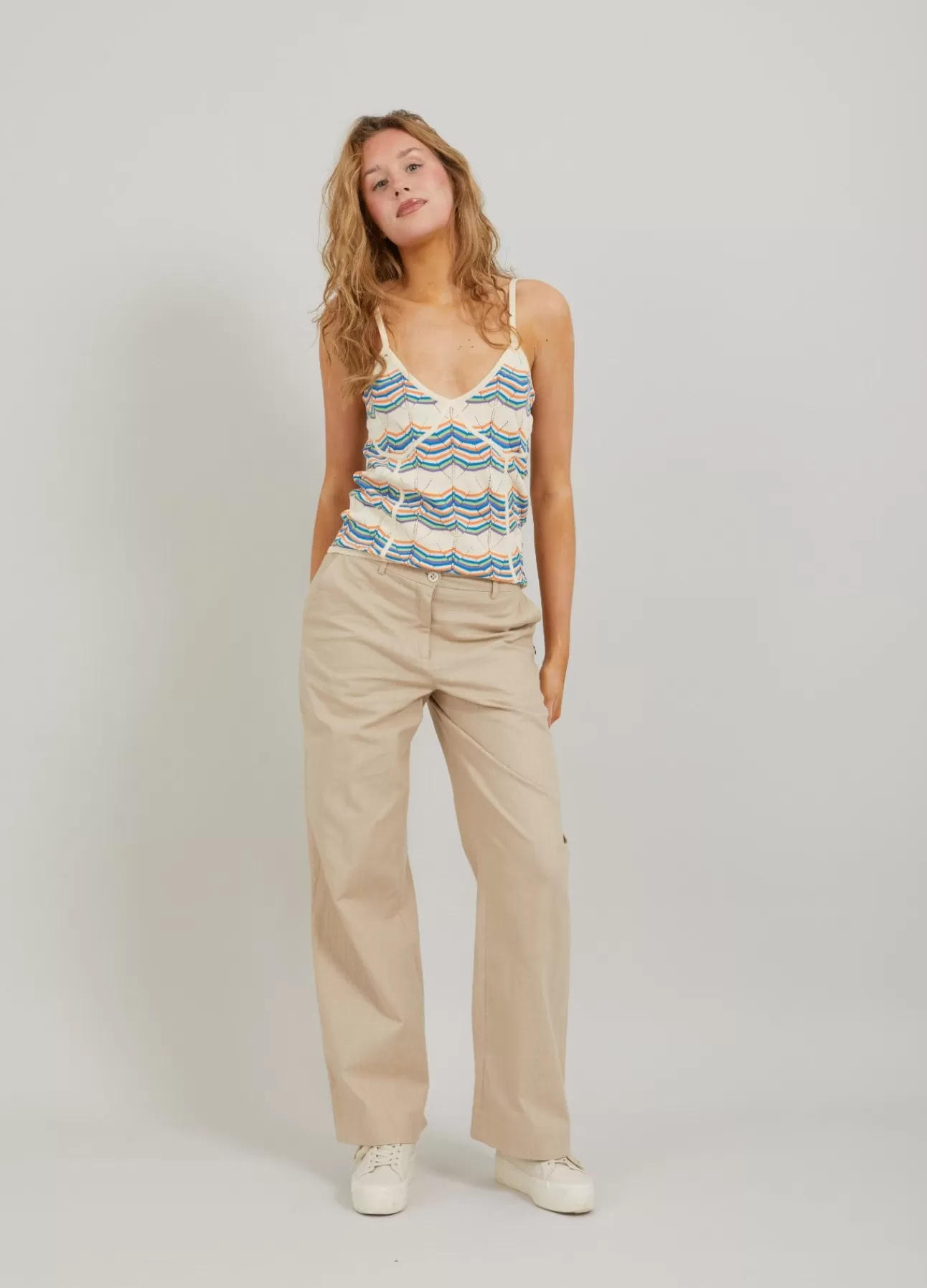 Sale Strik Bustier Top Kvinde Strik