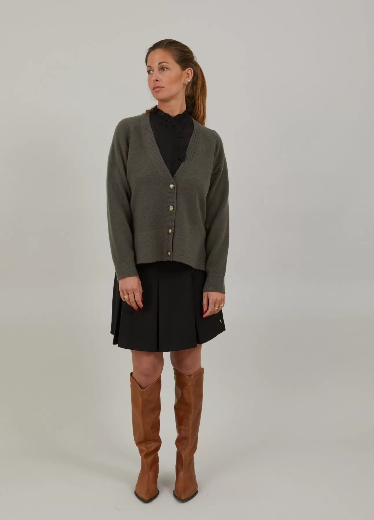 Best Strik Cardigan Kvinde Strik