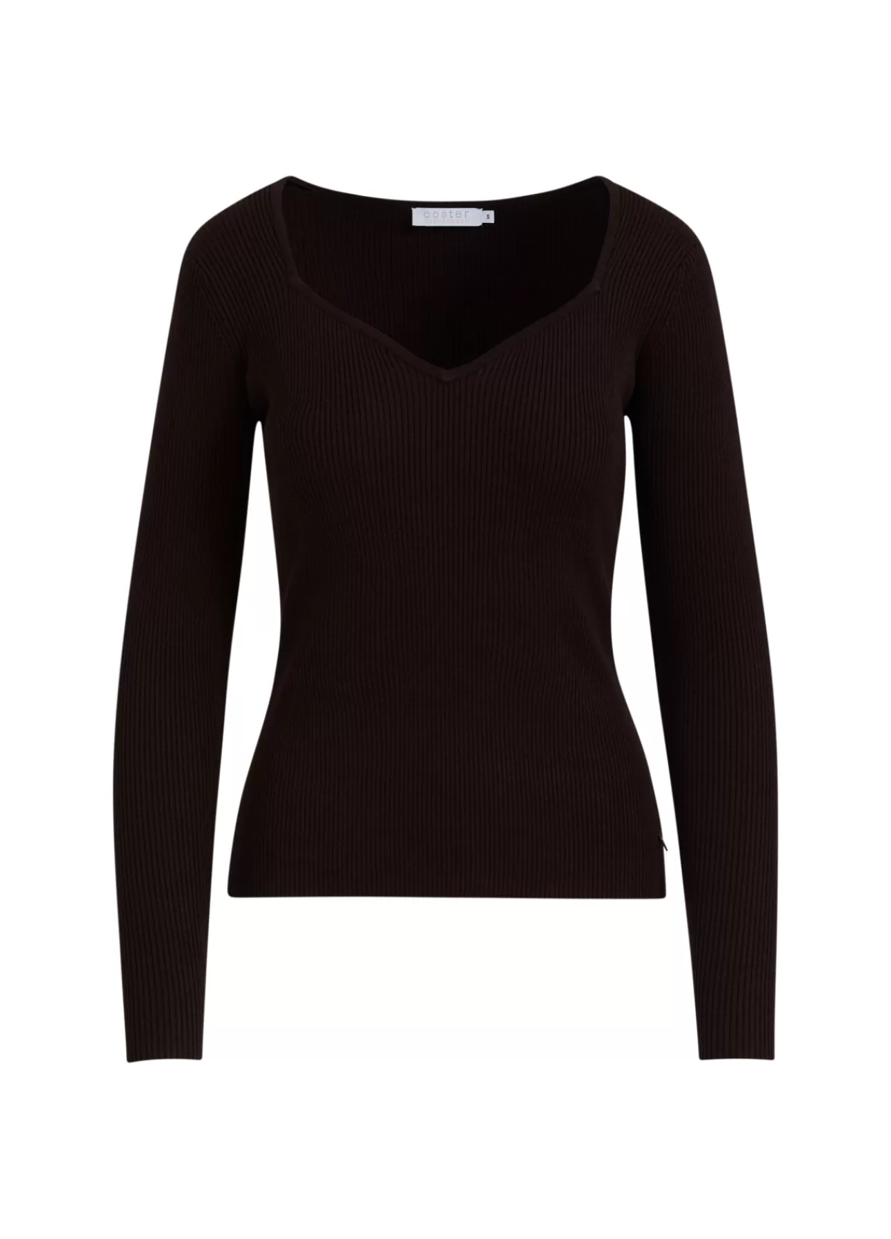 Fashion Strik M. Heart Shape Hals Kvinde Strik