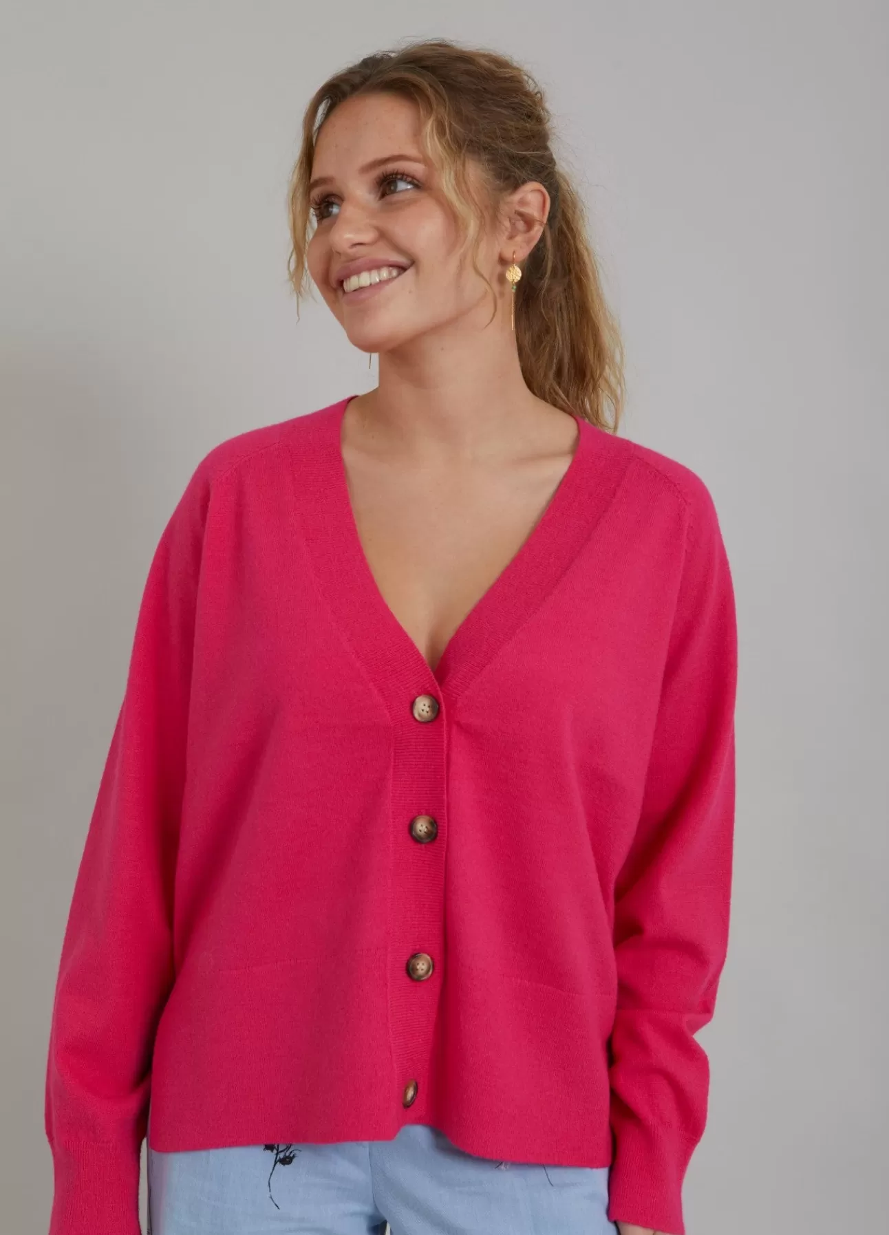 Flash Sale Strikcardigan Kvinde Strik
