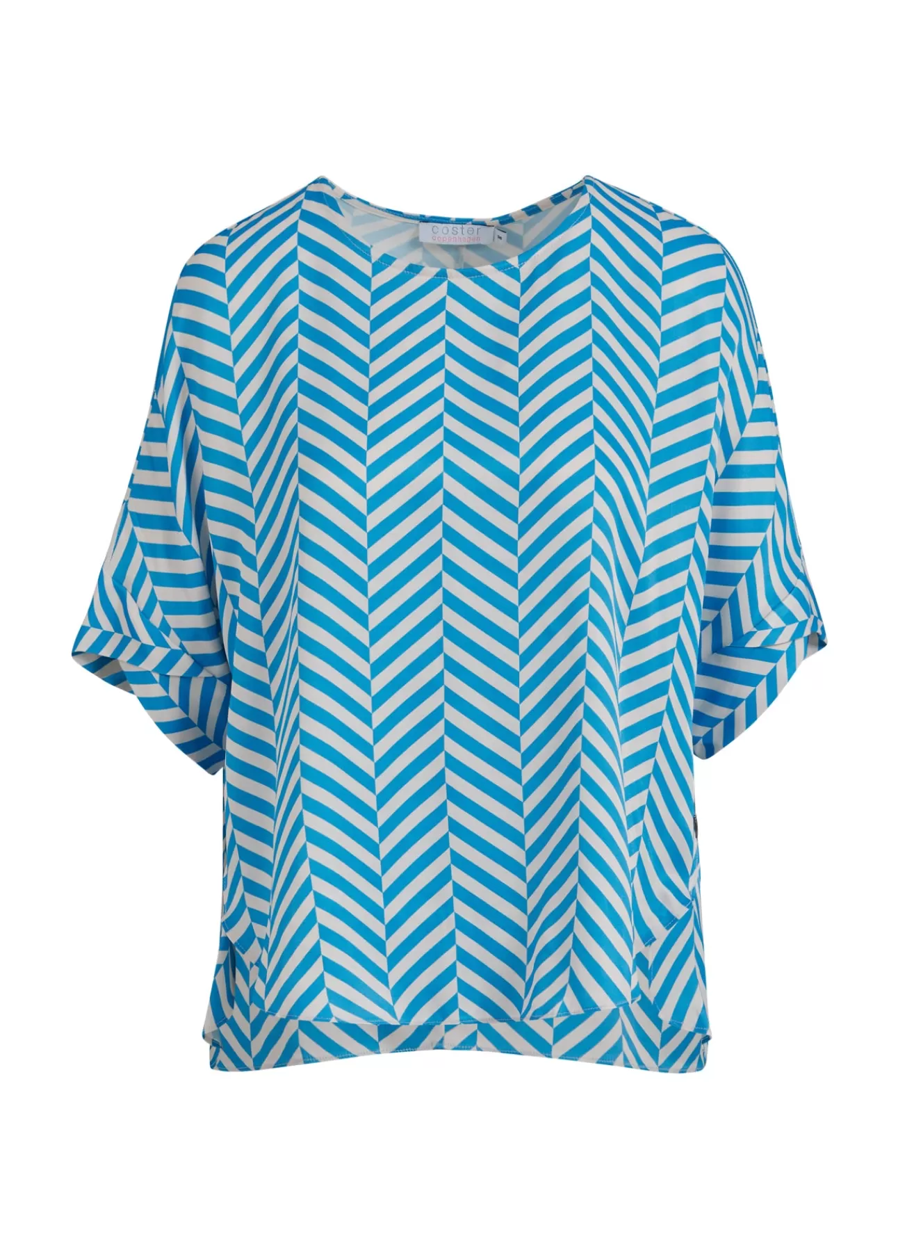 Best Top M. Heringbone Print Kvinde Skjorter Og Bluser