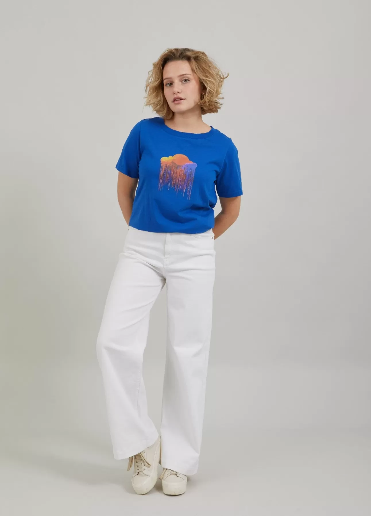 Best T-Shirt M. Sky Print Kvinde T-Shirts